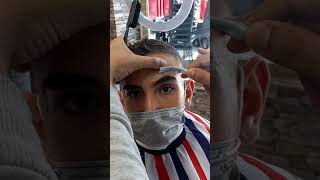 DEPILACION DE CEJAS PASO A PASO CON NAVAJA CURVA CASERA APRENDE BARBERIA 👇👇 [upl. by Aker]