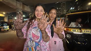 KARWA CHAUTH MEHANDI NIGHT😻 [upl. by Hueston769]