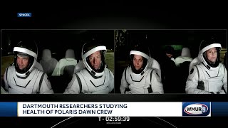 Dartmouth researchers studying health of Polaris Dawn crew [upl. by Treble]