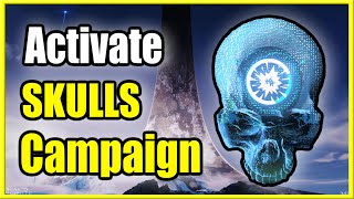 How to Turn ON Skulls in Halo Infinite Campaign Best Tutorial [upl. by Yemorej528]