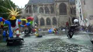 Stravinsky Fountain Paris 1983 Jean Tinguely Niki de SaintPhalle [upl. by Nancie939]