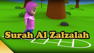 Murottal Juz 30 Surah Al Zalzalah With Traditional Childrens Games [upl. by Eniamahs303]