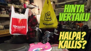 KAUPPAKASSIEN HINTAVERTAILU  HalpaHalli vs Tokmanni [upl. by Eak324]