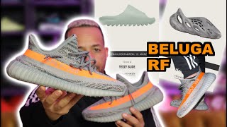 YEEZY FOAM RUNNER MX GRANITE I YEEZY SLIDE SALT I YEEZY 350 V2 BELUGA review  on feet yeezy [upl. by Schellens]