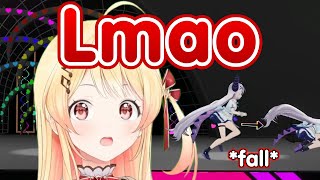 Kanade Reacts To Laplus Accident In Hololive 5th Fes【Hololive】 [upl. by Yliak259]