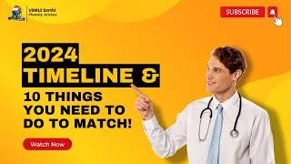 Residency match season 2024 Timeline plan tips for IMGs [upl. by Elsey]