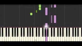 Johann StraussDanubio AzulOp 314 Completa  Synthesia Piano Tutorial [upl. by Annocahs]