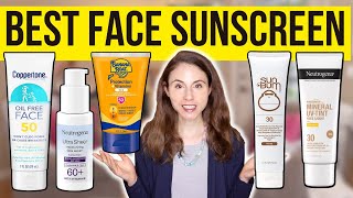 BEST DRUGSTORE SUNSCREENS FOR THE FACE 😎 Dermatologist DrDrayzday [upl. by Freida]