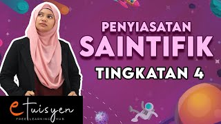 eTuisyen TINGKATAN 4 SAINS  Bab 1  Penyiasatan Saintifik PART 1 [upl. by Atsirhcal375]