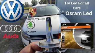 H4 Osram Headlight Led 25w 6000k  Light for all H4 Socket types Cars  Best led for Night Drive [upl. by Erline298]