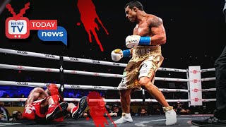 Evander Holyfield 58 suffers firstround TKO loss in boxing return  VIETNEWS TODAY [upl. by Artenra]