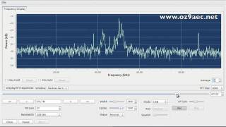 Experimental GNU Radio receiver with Qt GUI [upl. by Las636]