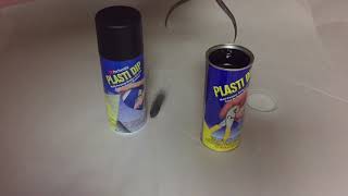 Rubber 1  How To Use Plasti Dip Liquid Plastic Coating [upl. by Sylram703]