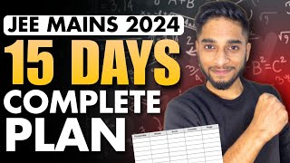 JEE Mains 2024 Complete roadmap for April attempt🔥 [upl. by Humberto]