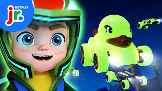 Can the Glow Racers Light Up Hot Wheels City 🌟 Hot Wheels Lets Race  Netflix Jr [upl. by Aivataj]