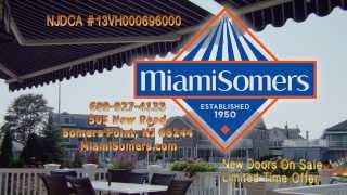 Retractable Awnings Solar Screens amp Hurricane Shutters by Miami Somers [upl. by Arekahs]