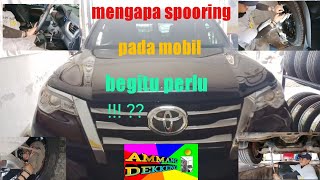 Spooring mobil toyota fortuner [upl. by Yettie515]