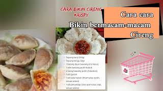 cara dan resep lengkap bikin cireng cireng gorengan makanan [upl. by Gerius887]