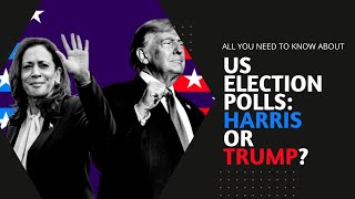 US election polls Who is ahead—Harris or Trump [upl. by Bartie326]