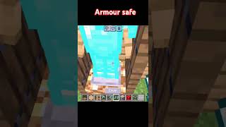 Minecraft mein farmer safe minecraft gaming viral shorts [upl. by Telimay247]