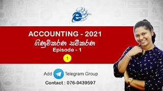 Ginumkarana samikarana episode 1 Accounting equations  eaccountz  2021 Accounting [upl. by Nica869]