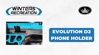 Evolution Electric Golf Cart  Phone Holder Installation [upl. by Hesketh410]