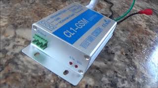 DIY 30 Cell phone SMS text remote car starter addon using a CL1GSM relay controller [upl. by Reginald475]