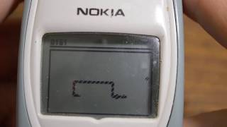 NOKIA 3410 Old Phone  Snake Game [upl. by Najtsirk]