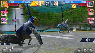 EDMONTOSAURUS VS CRYOLOPHODSAURUS  JURASSIC WORLD THE GAME [upl. by Peursem865]