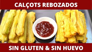 Calçots rebozados SIN gluten y SIN huevo La forma más fácil y rápida de comer calçots [upl. by Anoblav891]