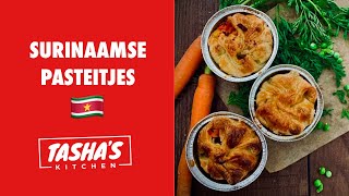 RECEPT Surinaamse pasteitjes vega  kip  Tashas Kitchen [upl. by Graf510]