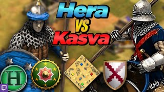 Hindustanis vs Burgundians  1v1 Arabia  vs Kasva  AoE2 [upl. by Irovi]