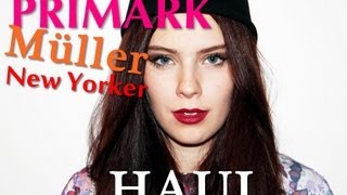 PRIMARK HAUL JANUAR 2013 Drogerie New Yorker [upl. by Perl]