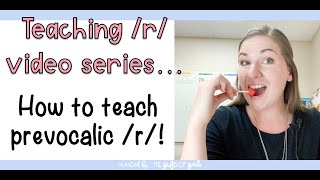 Teaching R In Speech Therapy  R in the Initial Position of Words [upl. by Crissy]