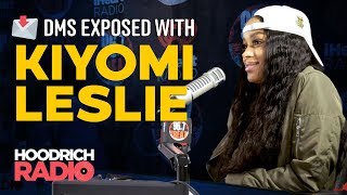 DMs Exposed Kiyomi Leslie Reveals What Her Inbox Looks Like Now that Shes Single on Hoodrich Radio [upl. by Klenk]