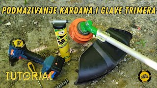 KAKO PODMAZATI KARDAN I GLAVU TRIMERA TUTORIAL 4K [upl. by Ardnuek688]