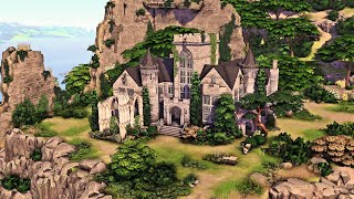 Windenburg Castle  The Sims 4 Castle Estate Speed Build [upl. by Ecinaej]