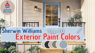 10 Best SherwinWilliams Exterior Paint Colors 2024 [upl. by Radloff]