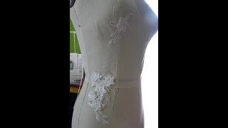 Свадебное платье часть 1 Vestido de novia parte1 [upl. by Hillyer]