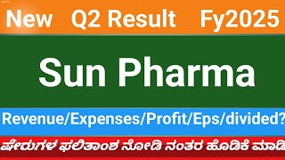 Sun Pharma q2 results 2025 Sun Pharma result today  Sun Pharma latest news [upl. by Lucila]