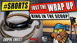 Beach Metal Detecting  Ring in the Scoop  shorts [upl. by Eico]