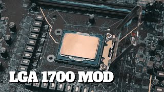 LGA 1700 Socket Washer Mod  Test Results amp Thoughts [upl. by Einre326]