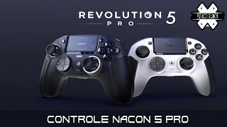 Controle Nacon Revolution 5 Pro REVIEW PTBR [upl. by Anirtal]