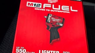 Demo on the NEW Highly Anticipated Milwaukee M12 38 Compact Impact 256220 [upl. by Barbur]