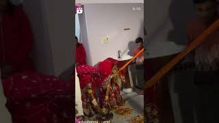 Thal chugai rasam♥️rajputirituals trendingshorts wedding rajputiculture mumal rawal marwari [upl. by Ynahpit]