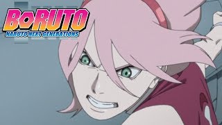 Sakura vs Shin  Boruto Naruto Next Generations [upl. by Cockburn922]