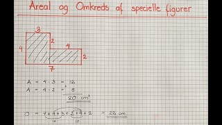 Areal og omkreds af specielle figurer [upl. by Jennica]