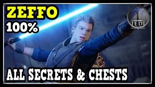 Jedi Fallen Order Zeffo All Secrets amp Chests Locations 100 Collectibles Guide [upl. by Nolyk]