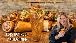 Lobster Roll Reimagined Crispy Bread Cone Meets Creamy Seafood Delight [upl. by Oderfla810]