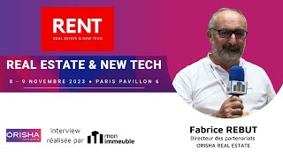 ORISHA REAL ESTATE  interview de Fabrice REBUT Directeur Partenariats au salon de la copropriété [upl. by Renba]